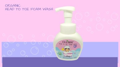 Organic Head to Toe Foam Wash