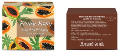 Fruity Foam Soap with Whitening Enzyme Papain