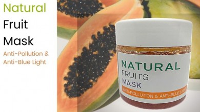 Natural Fruits Mask : Anti Pollution & Anti Blue Light
