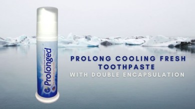 Prolong Cooling Fresh Toothpaste with Double Encapsulation