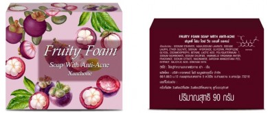 Fruity Foam Soap with Anti Acne Xanthone