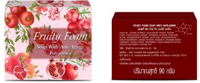 Fruity Foam Soap with Anti Aging Polyphenol